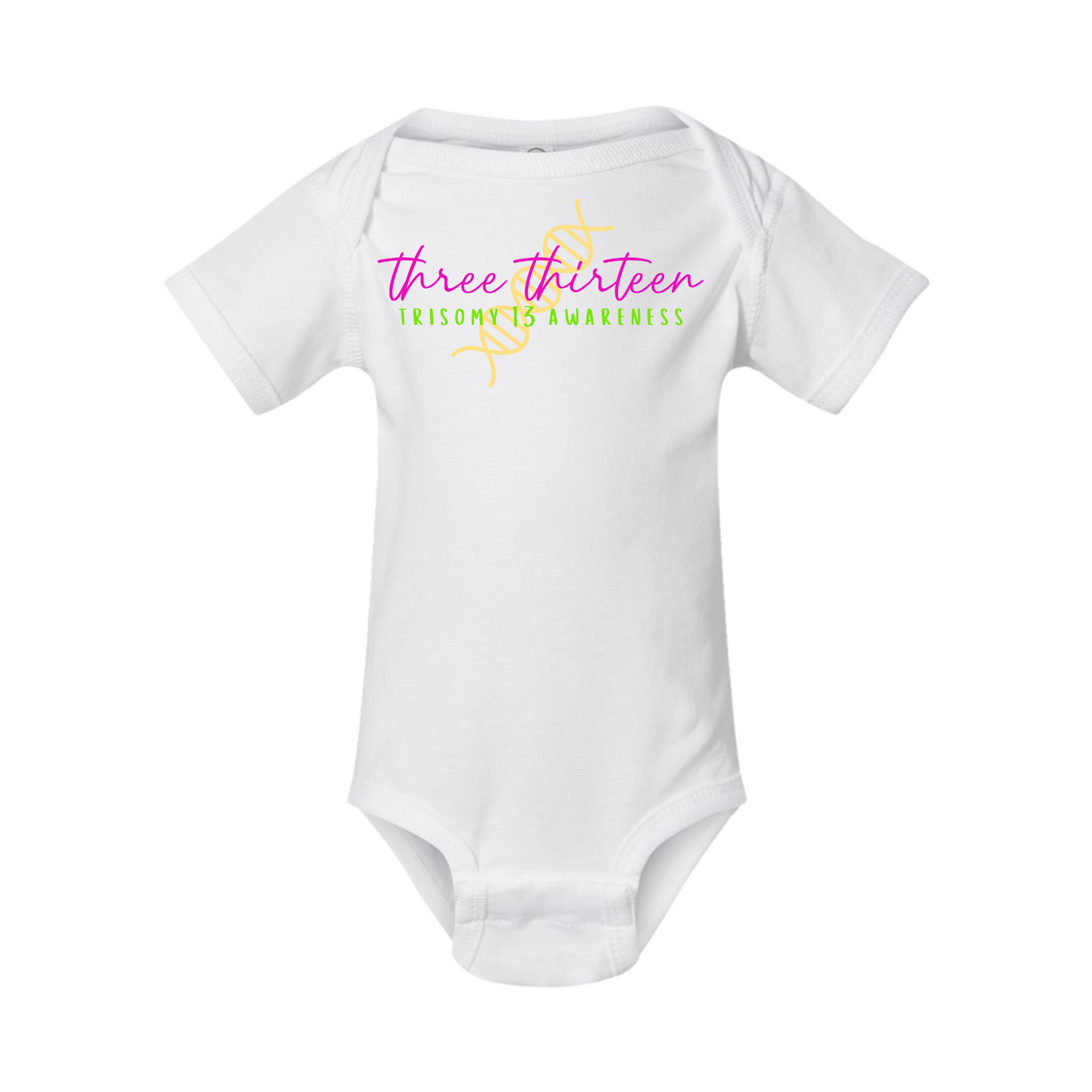 T13- three thirteen onesie