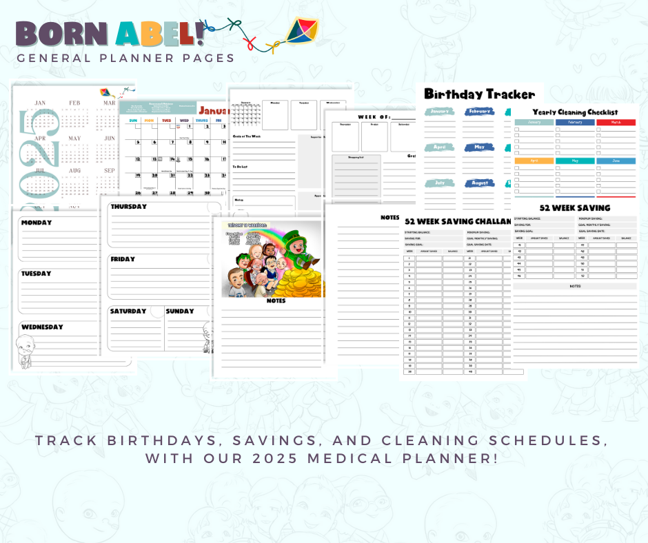 **PRE-ORDER** Born Abel 2025 General Planner