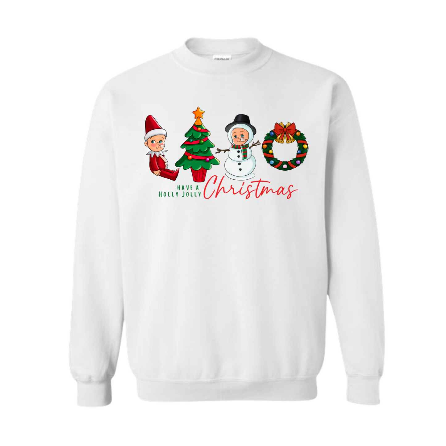 Holly Jolly Christmas Adult Sweater