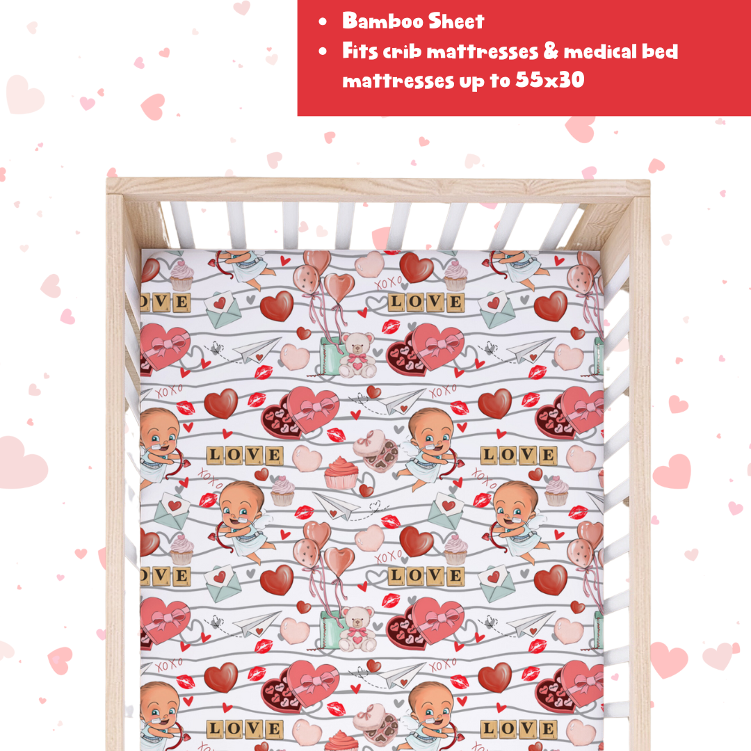 **PRE-SALE** Cupid's Arrows Crib Sheet