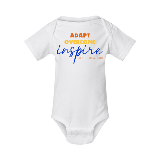 Limb- Adapt, overcome, inspire onesie