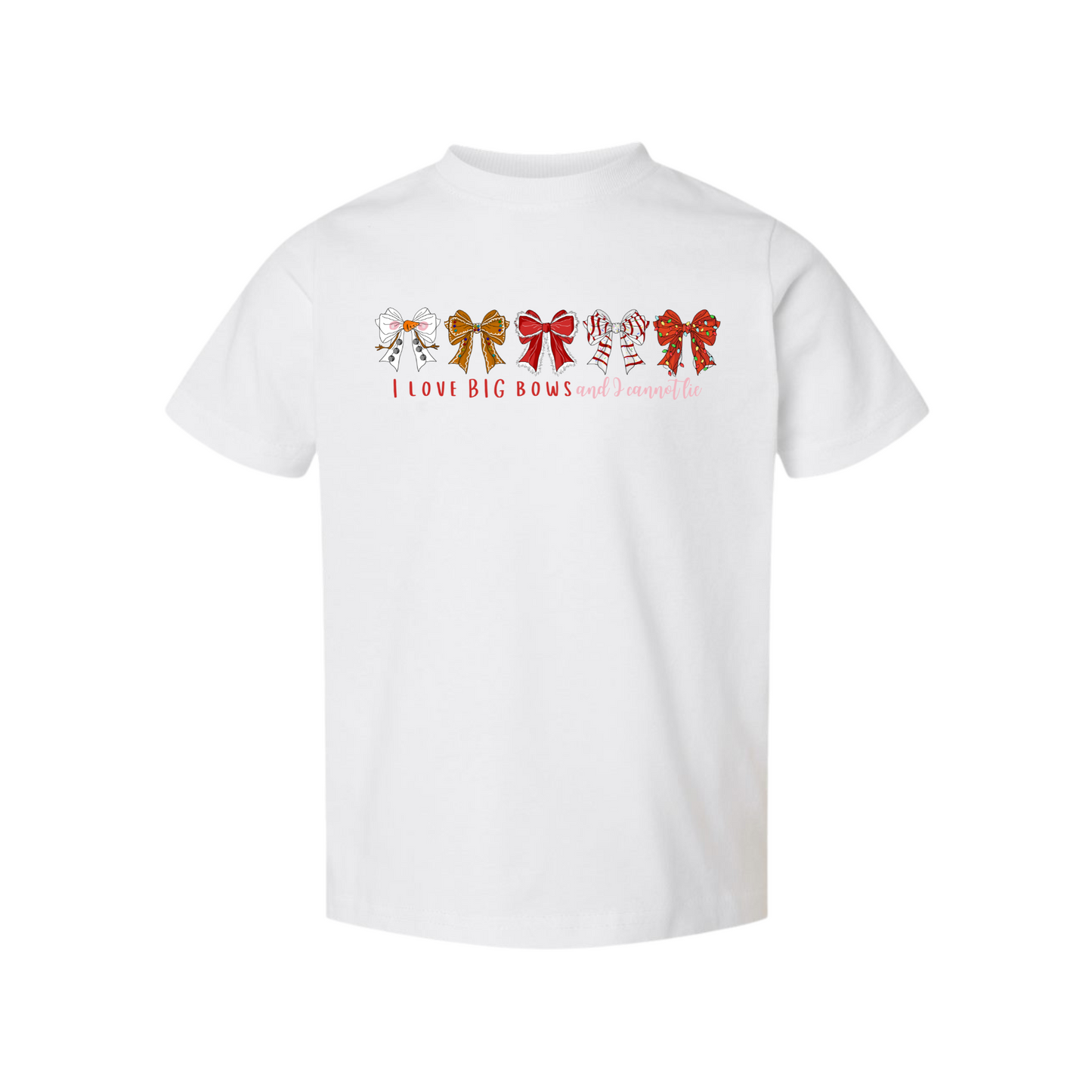 I Love Big Bows Toddler T-Shirt