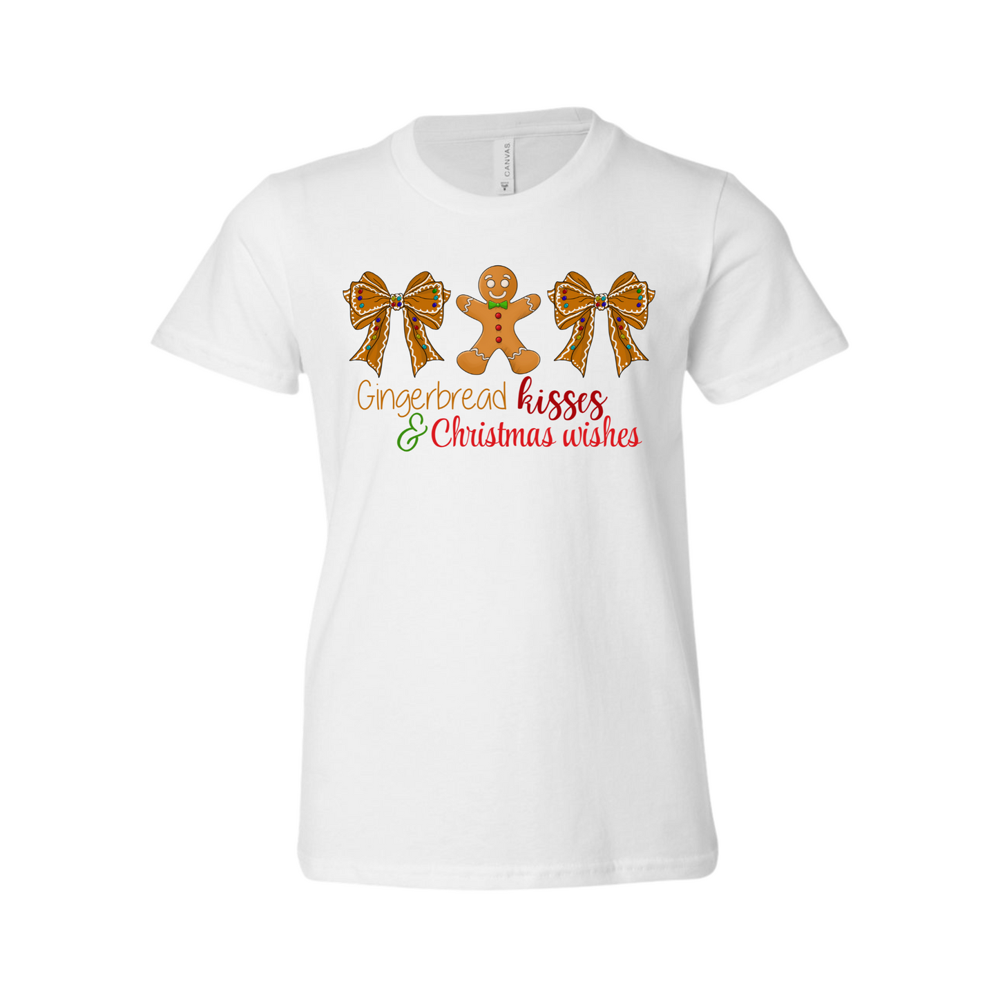 Gingerbread Kisses Youth T-Shirt