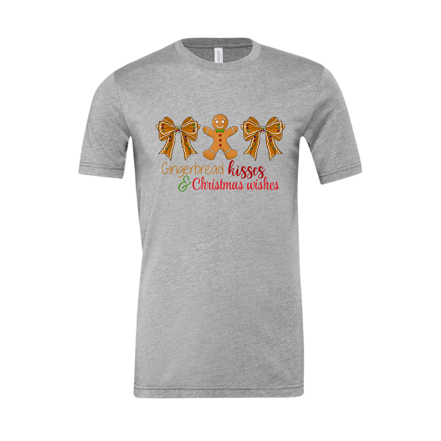 Gingerbread Kisses Adult T-Shirt