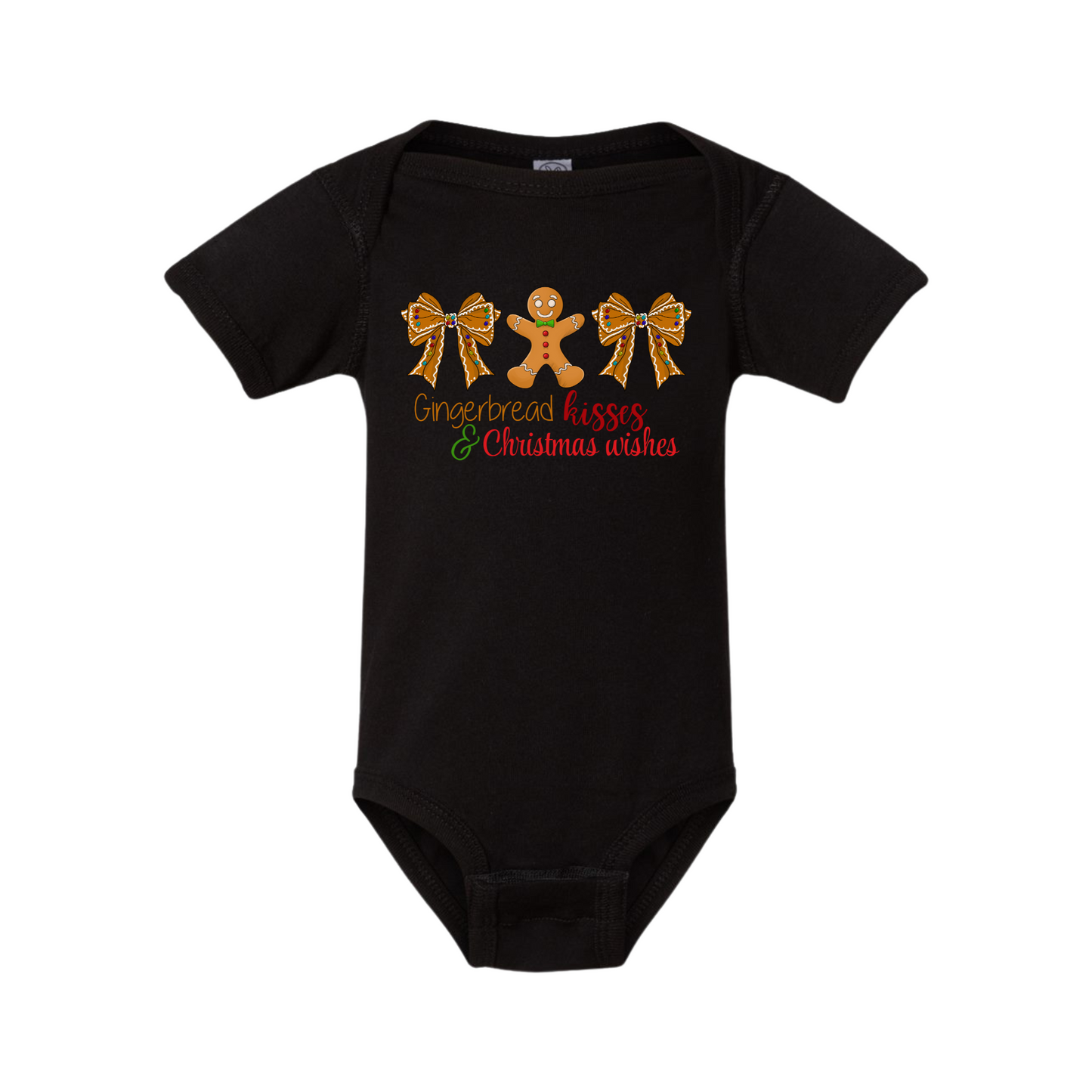 Gingerbread Kisses Onesie