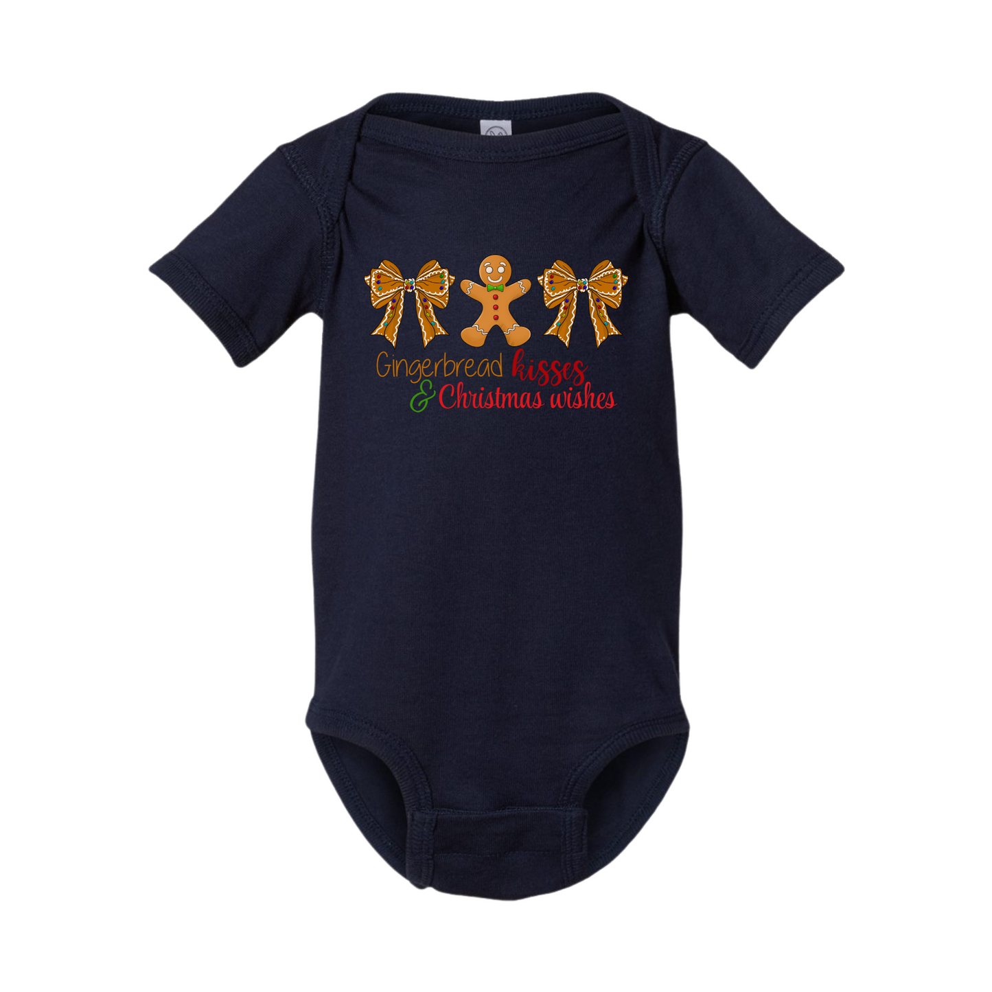 Gingerbread Kisses Onesie