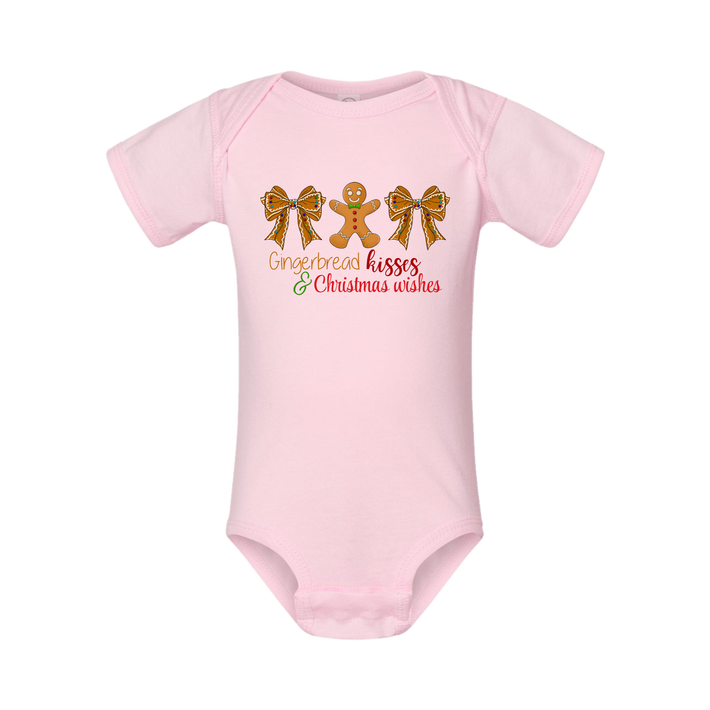 Gingerbread Kisses Onesie