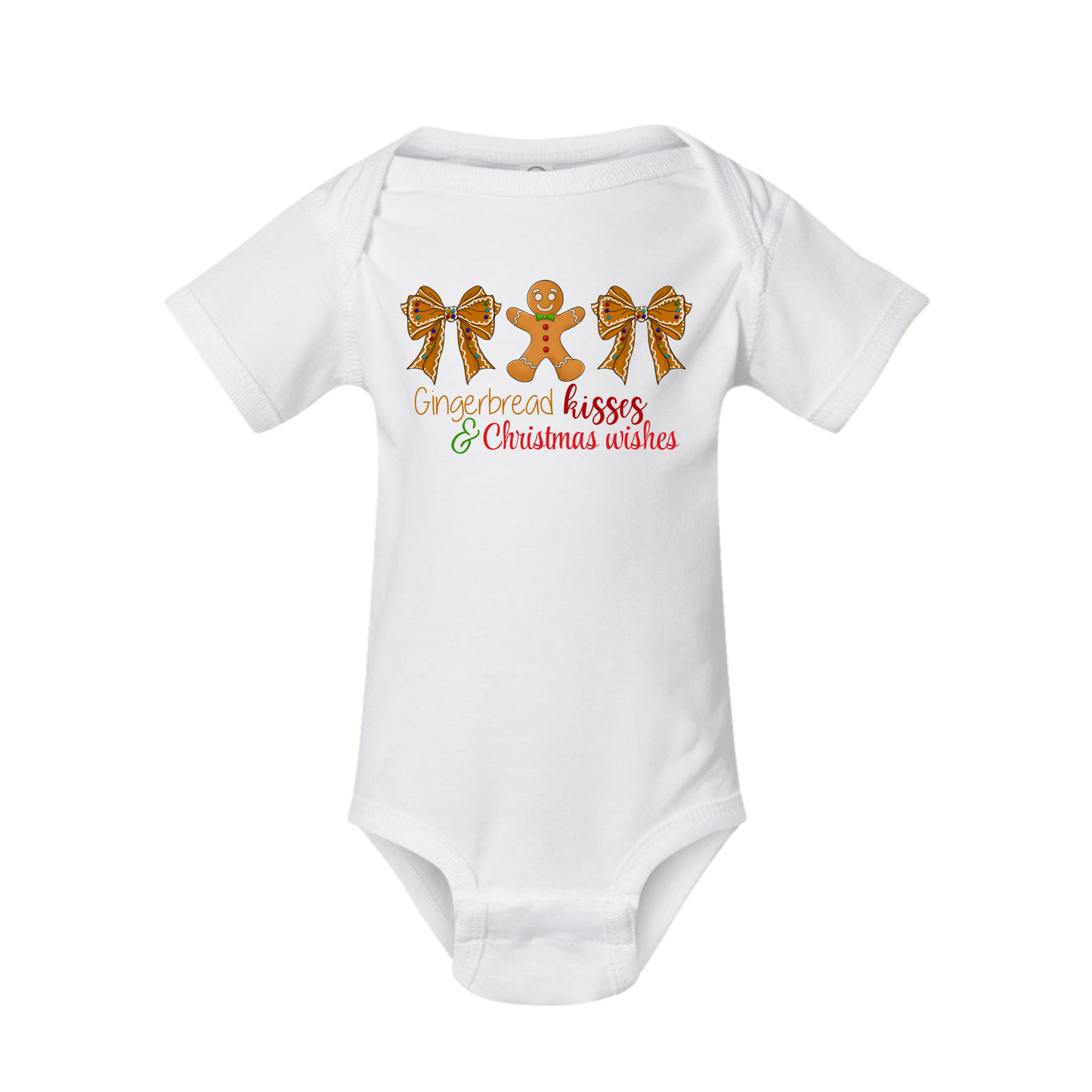 Gingerbread Kisses Onesie