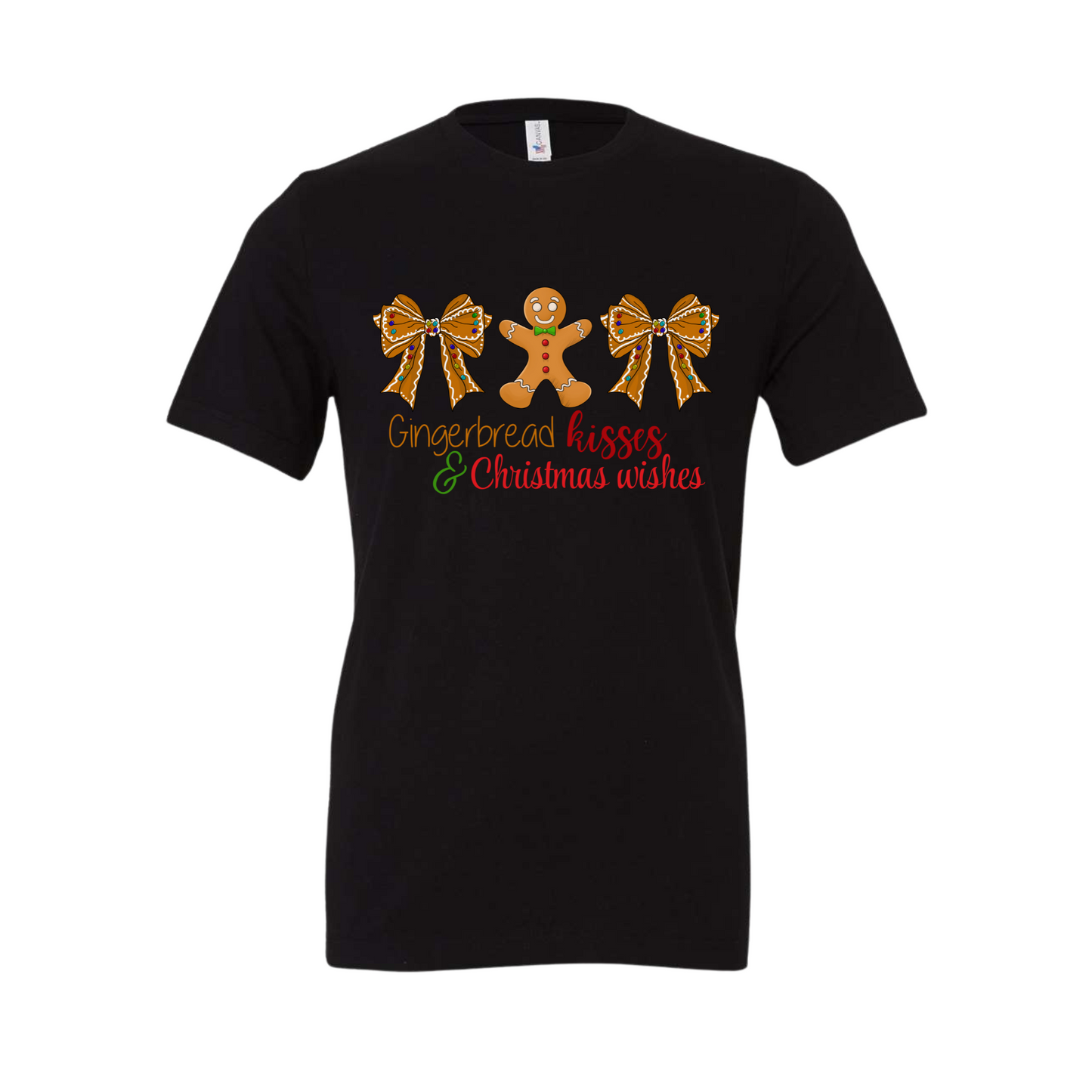 Gingerbread Kisses Adult T-Shirt