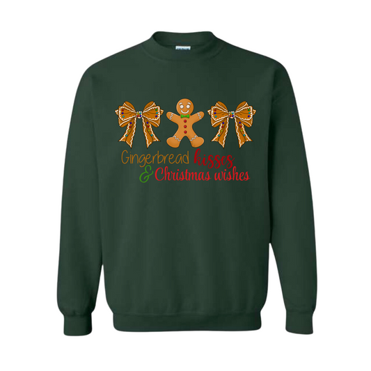 Gingerbread Kisses Adult Sweater