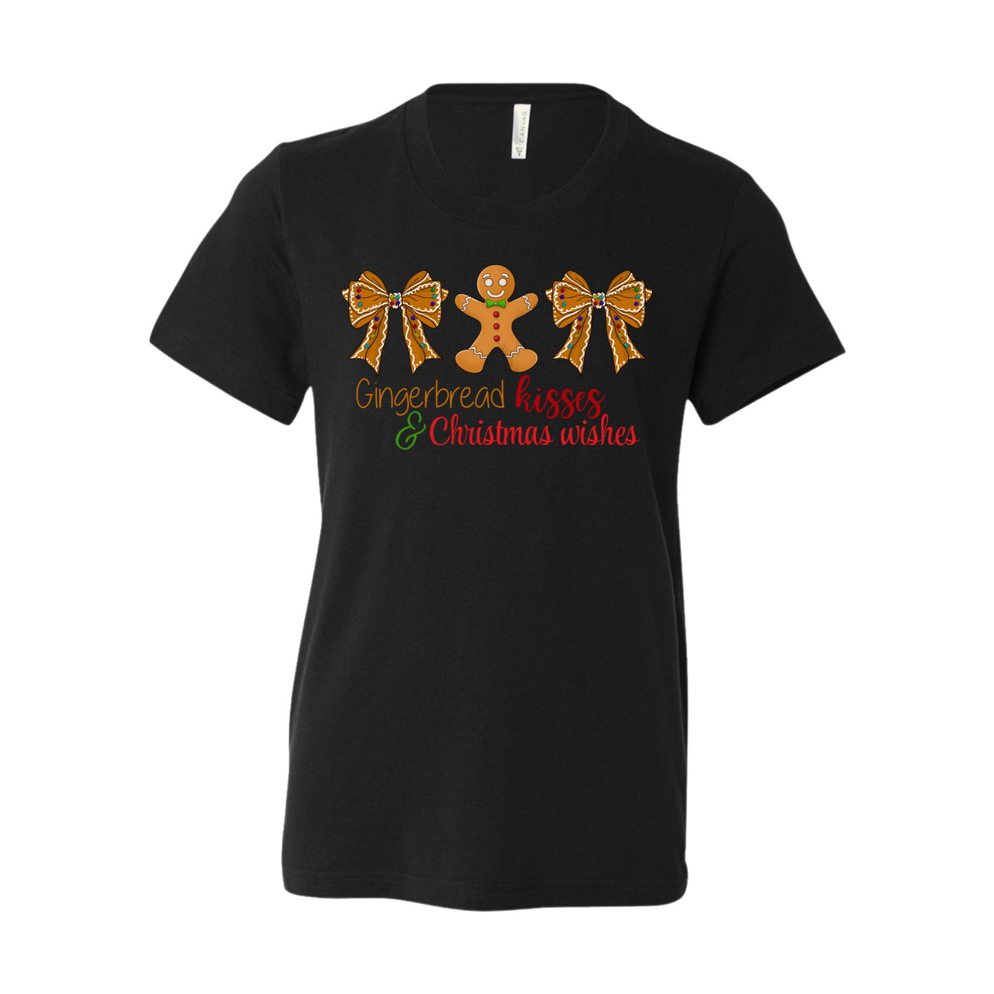 Gingerbread Kisses Youth T-Shirt