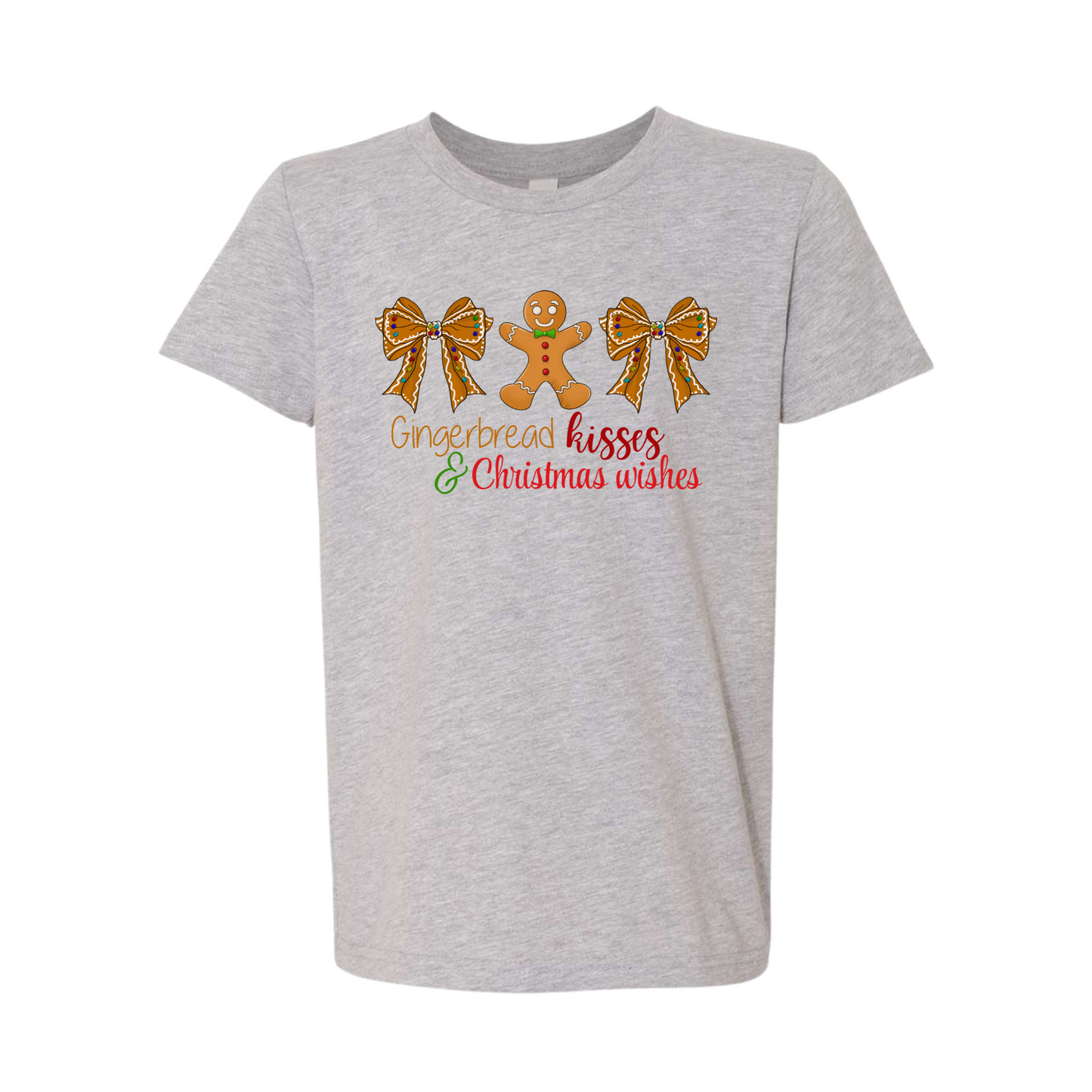 Gingerbread Kisses Youth T-Shirt