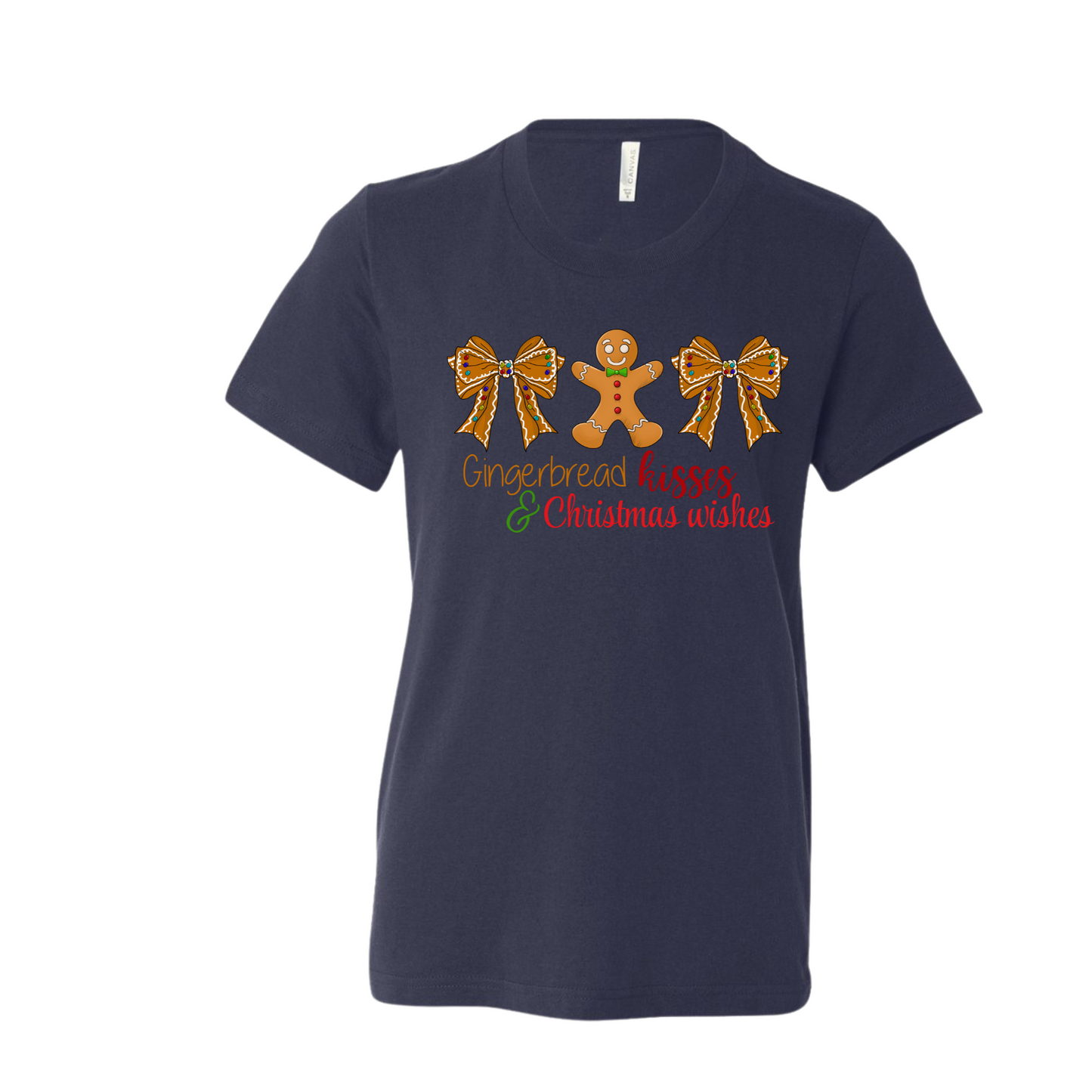 Gingerbread Kisses Youth T-Shirt