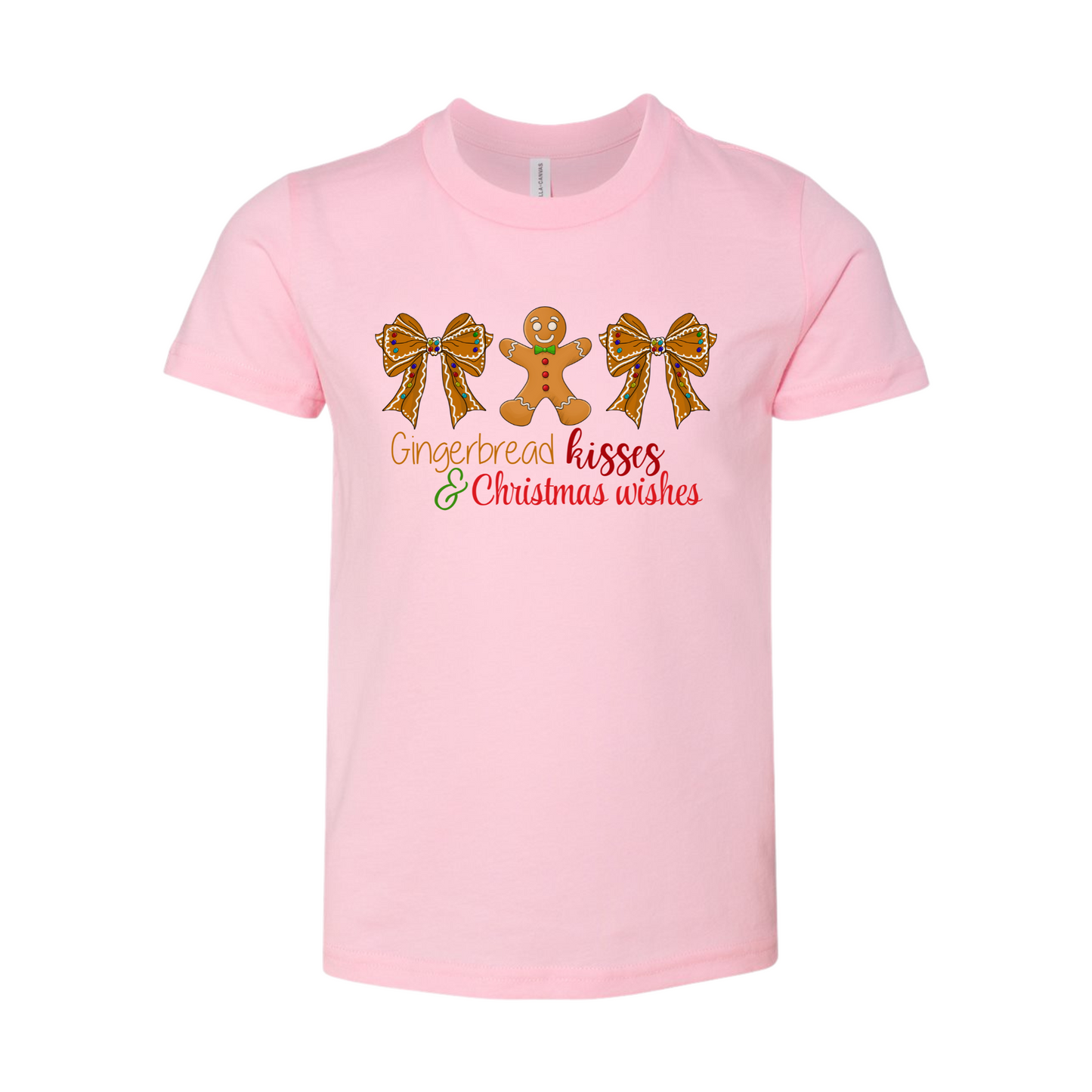 Gingerbread Kisses Youth T-Shirt