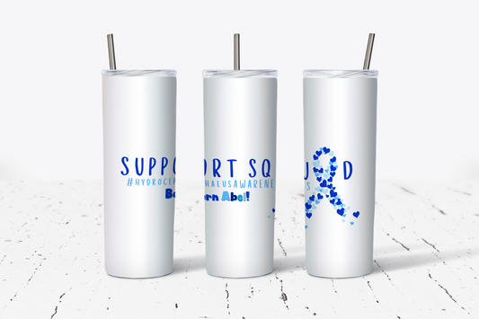 HYDROCEPHALUS SUPPORT SQUAD TUMBLER