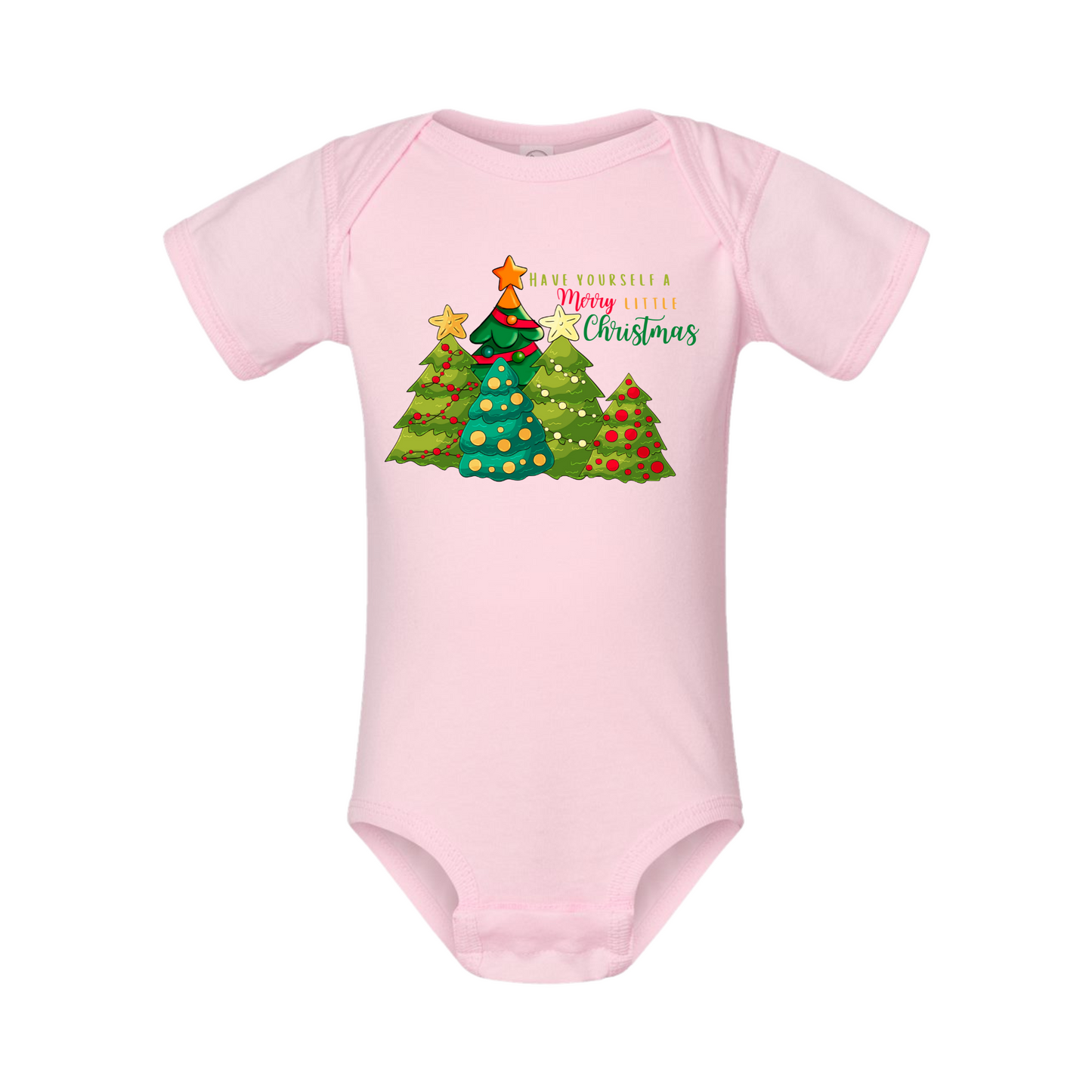 Merry Little Christmas Tree Onesie