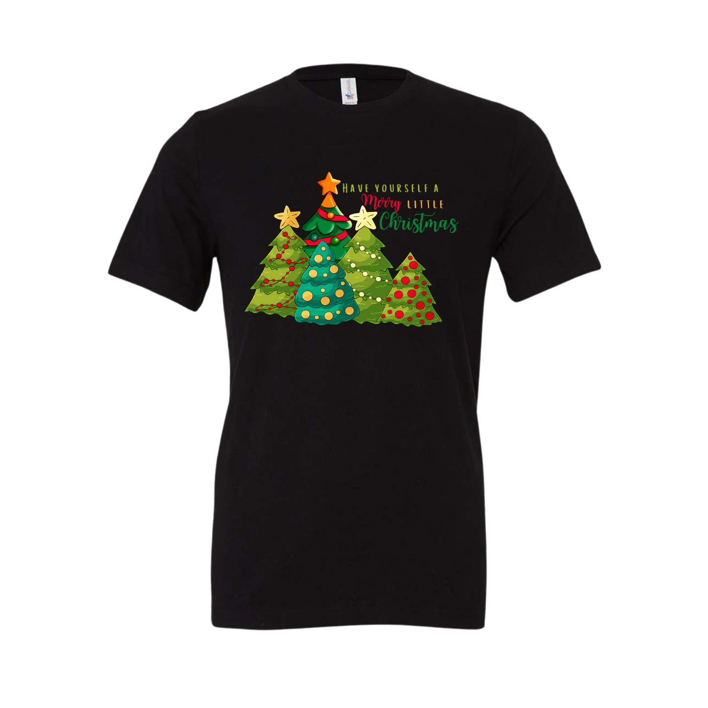 Merry Little Christmas Adult T-Shirt