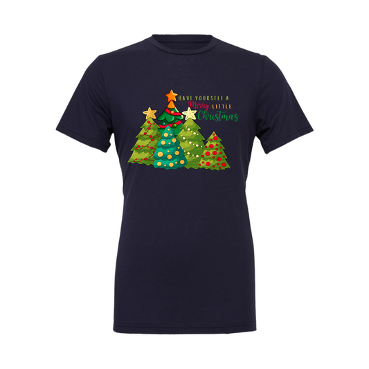 Merry Little Christmas Adult T-Shirt