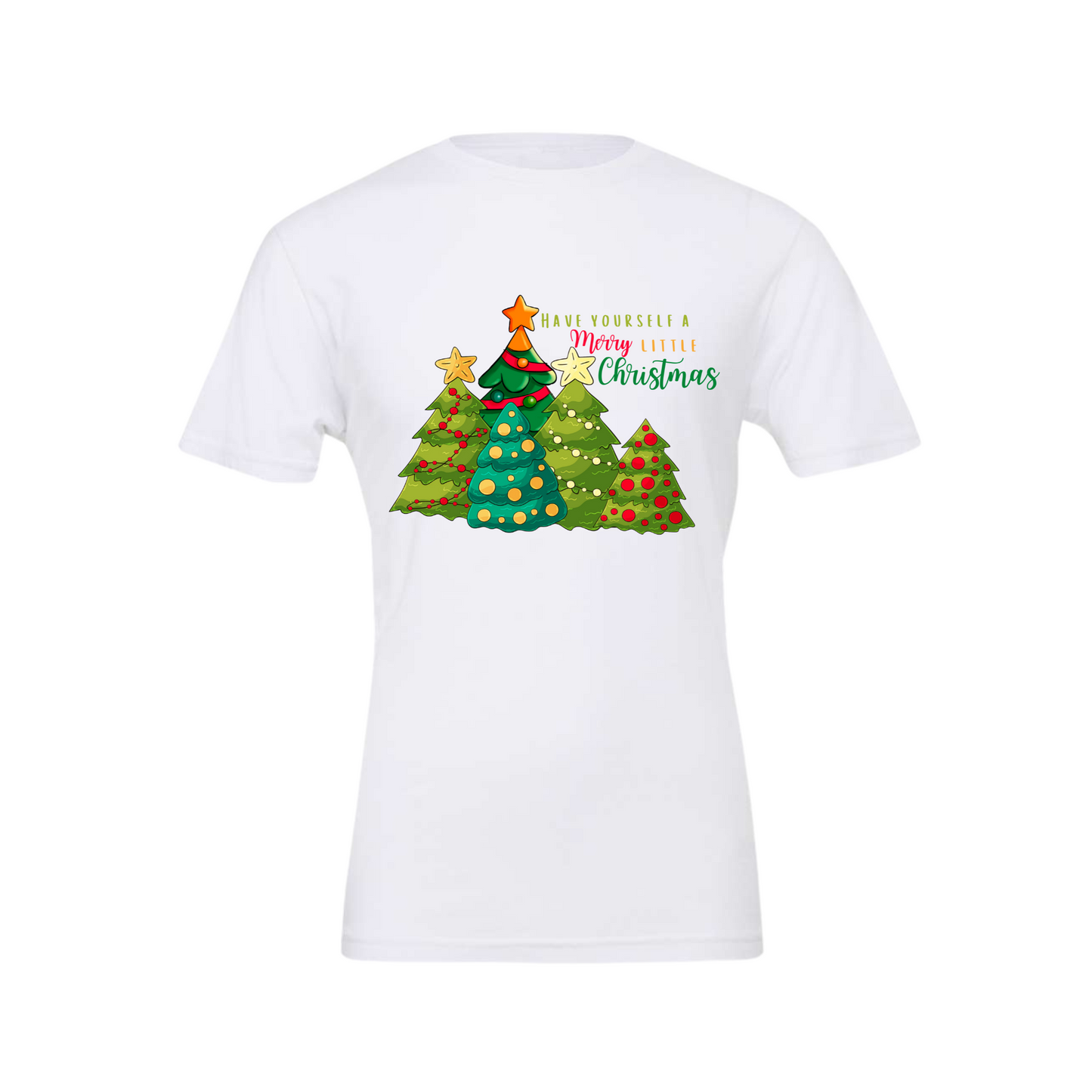 Merry Little Christmas Adult T-Shirt