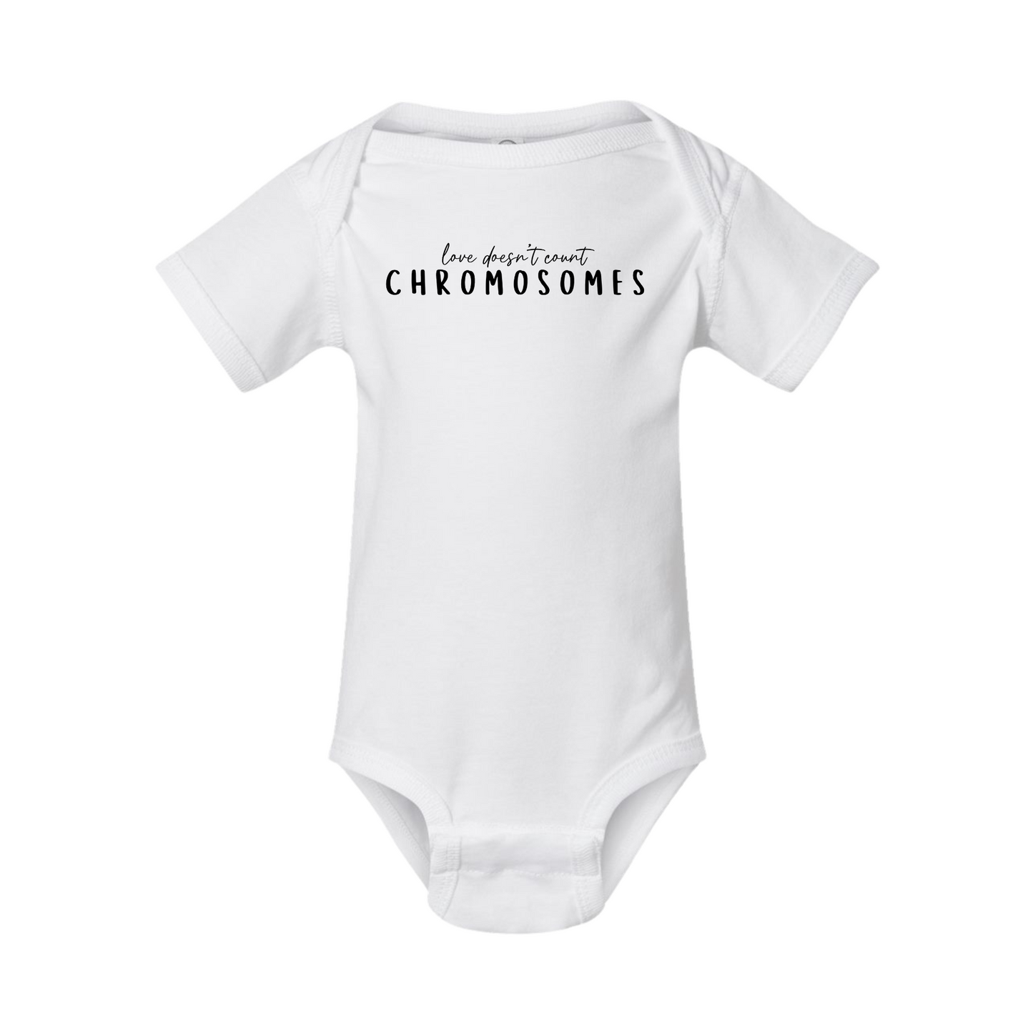 Love doesn't count chromosomes Onesie