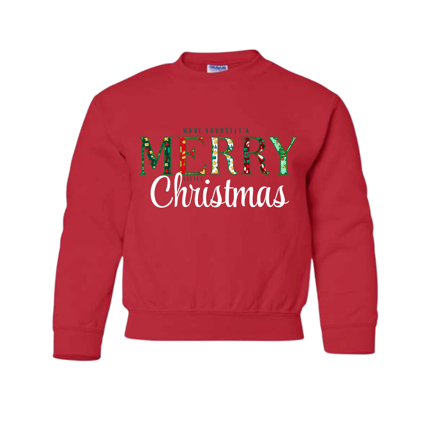 Merry Little Christmas Youth Sweater