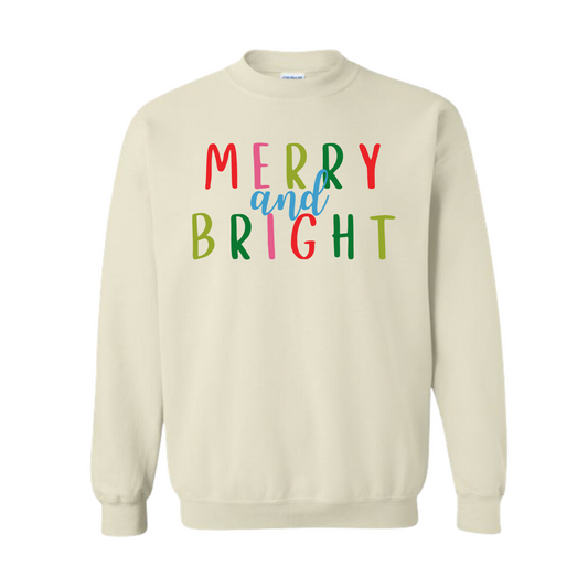 Merry & Bright Neon Adult Sweater