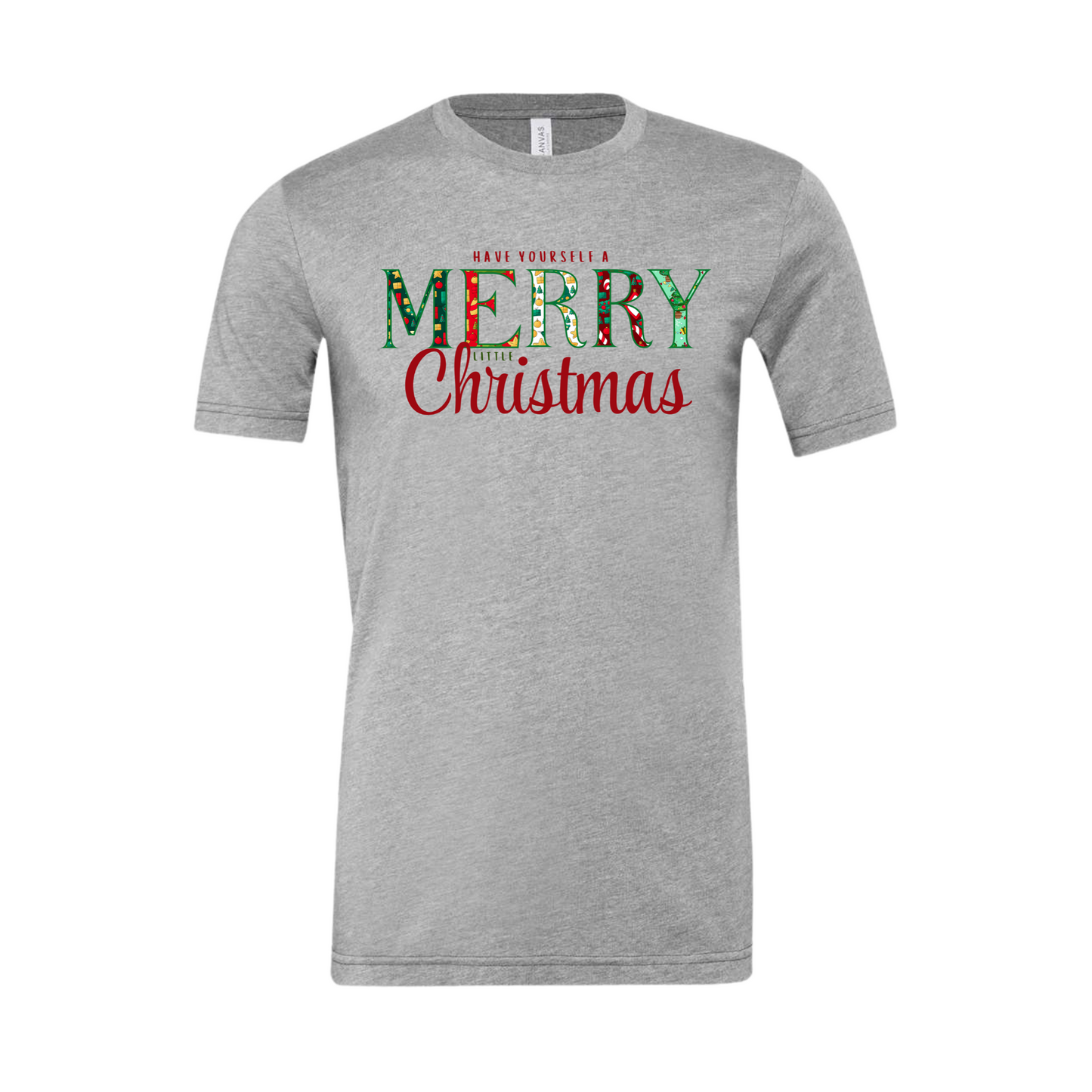 Merry Little Christmas Adult T-Shirt