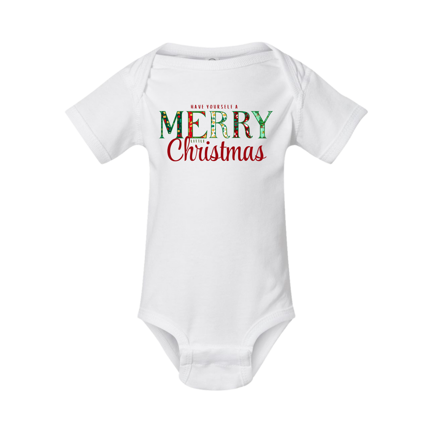 Merry Little Christmas Onesie