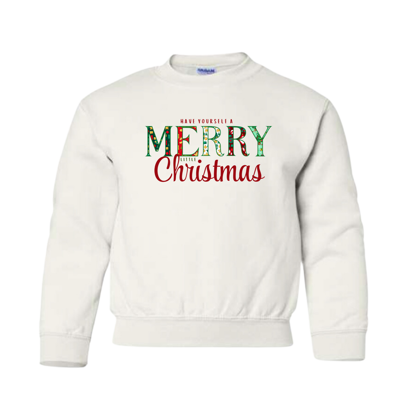 Merry Little Christmas Youth Sweater