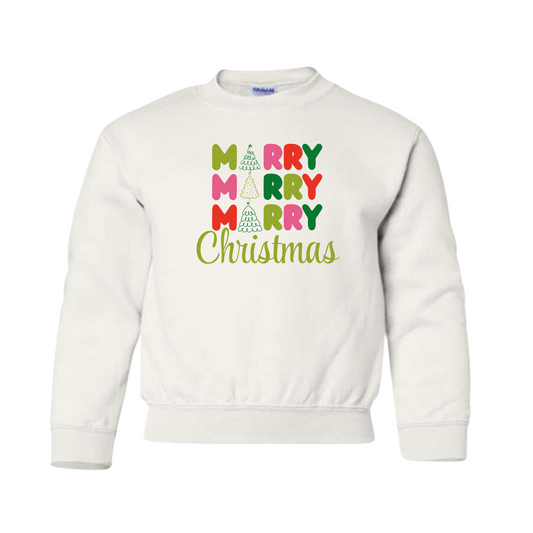 Merry Christmas Youth Sweater