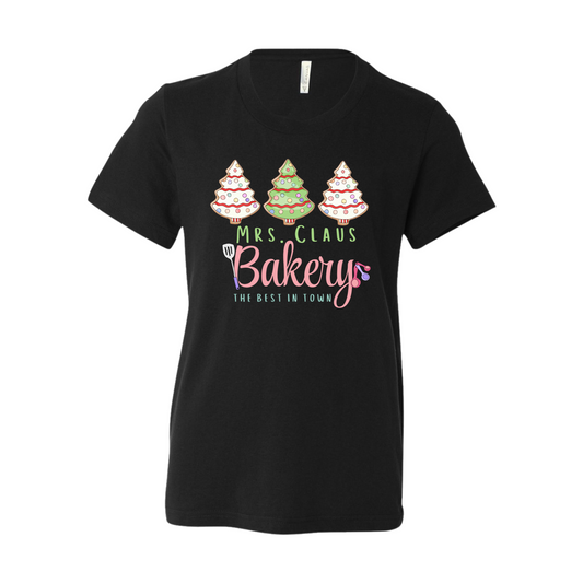 Mrs. Claus Bakery Youth T-Shirt