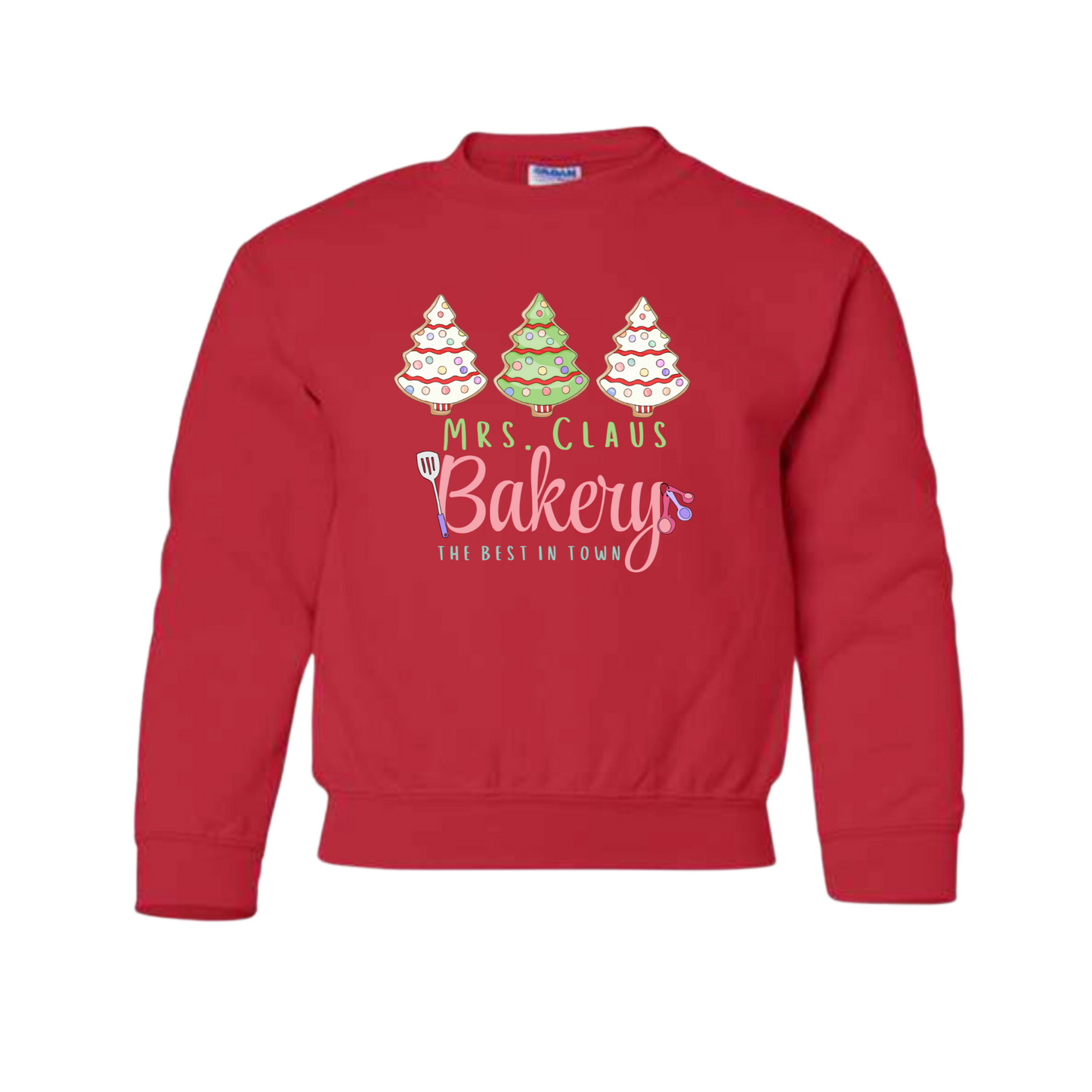 Mrs. Claus Bakery Youth Sweater