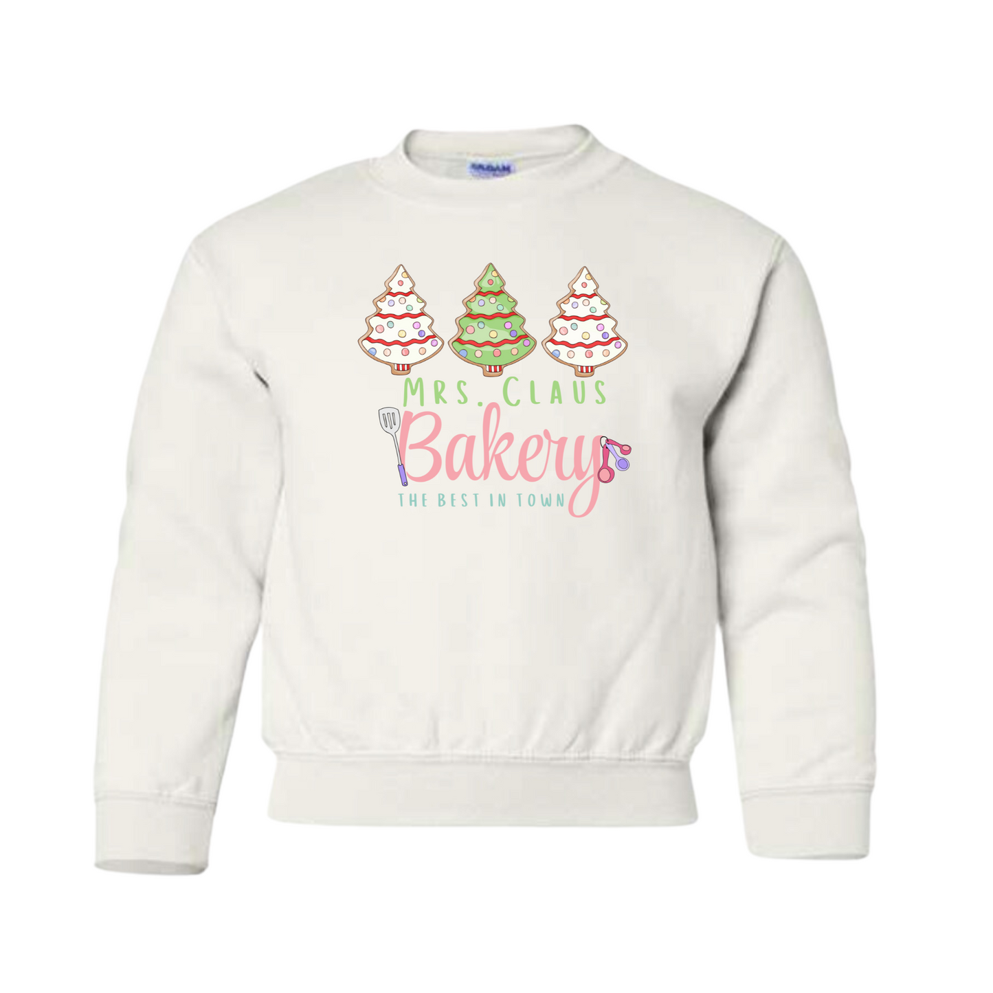 Mrs. Claus Bakery Youth Sweater