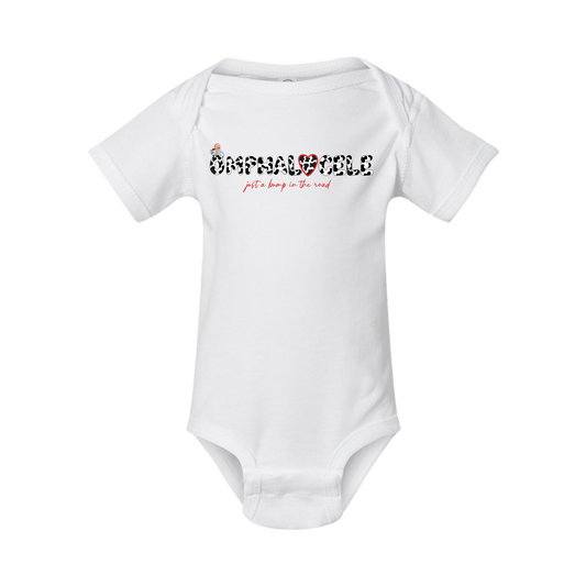 O- bump in the road onesie