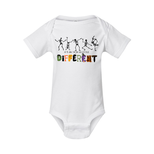 Halloween- It's ok to be different onesie