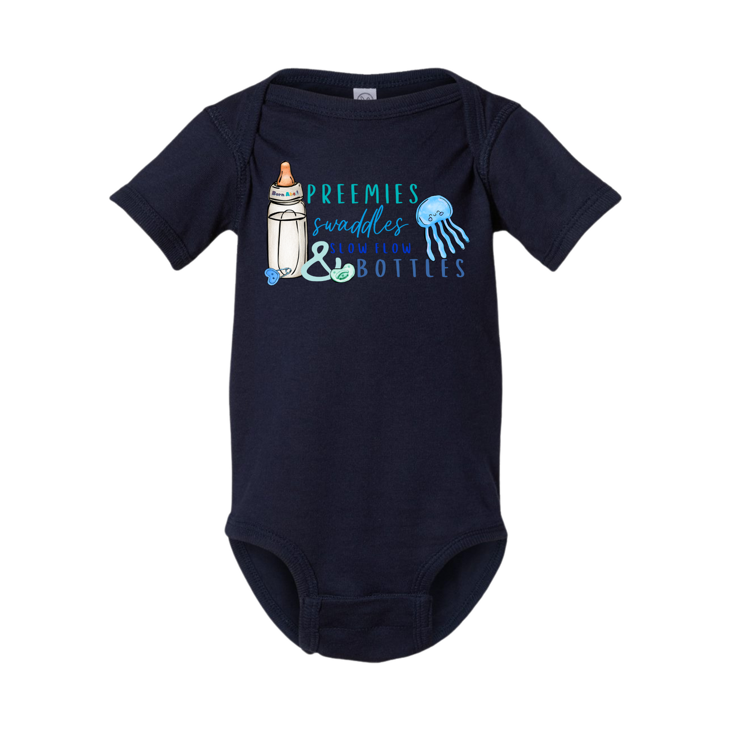 Mighty- Preemies, swaddles... boy onesie