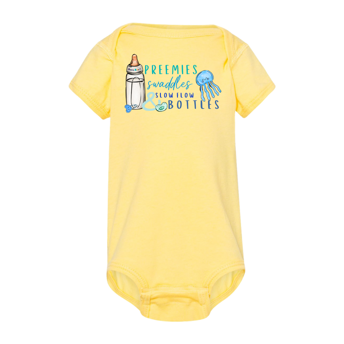 Mighty- Preemies, swaddles... boy onesie