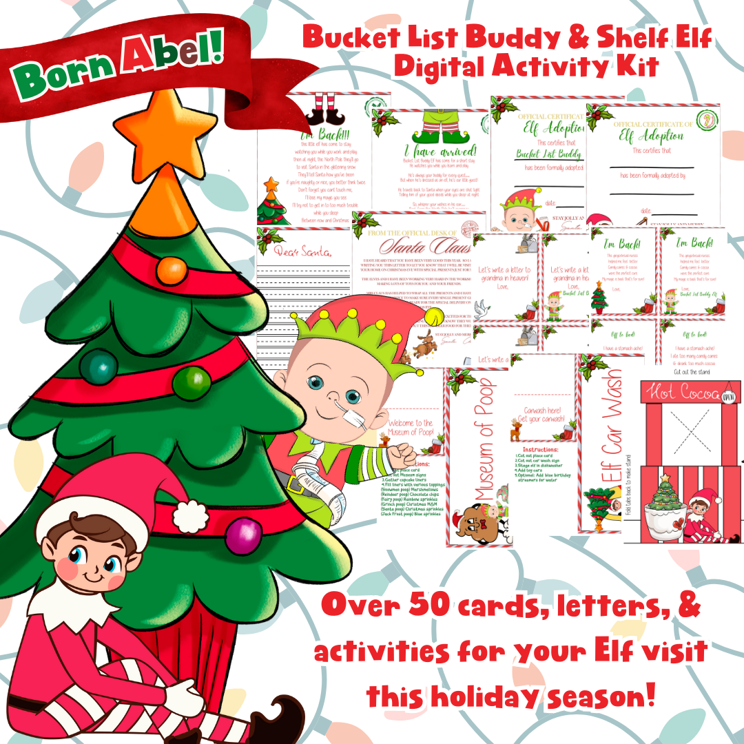 Bucket List Buddy/Shelf Elf Digital Activity Kit