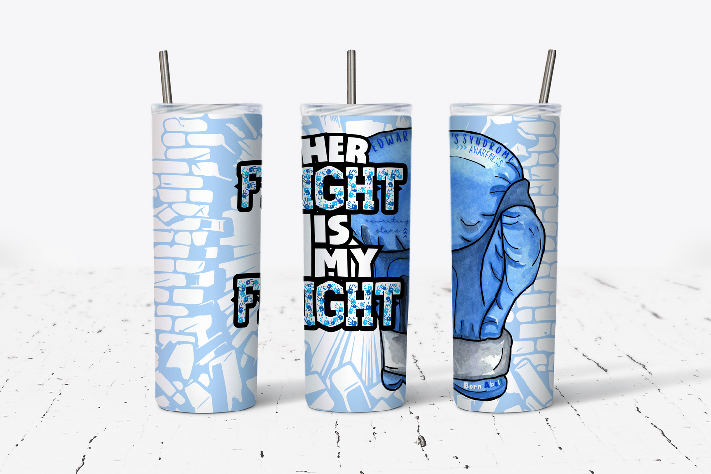 T-18 HIS/HER FIGHT TUMBLER