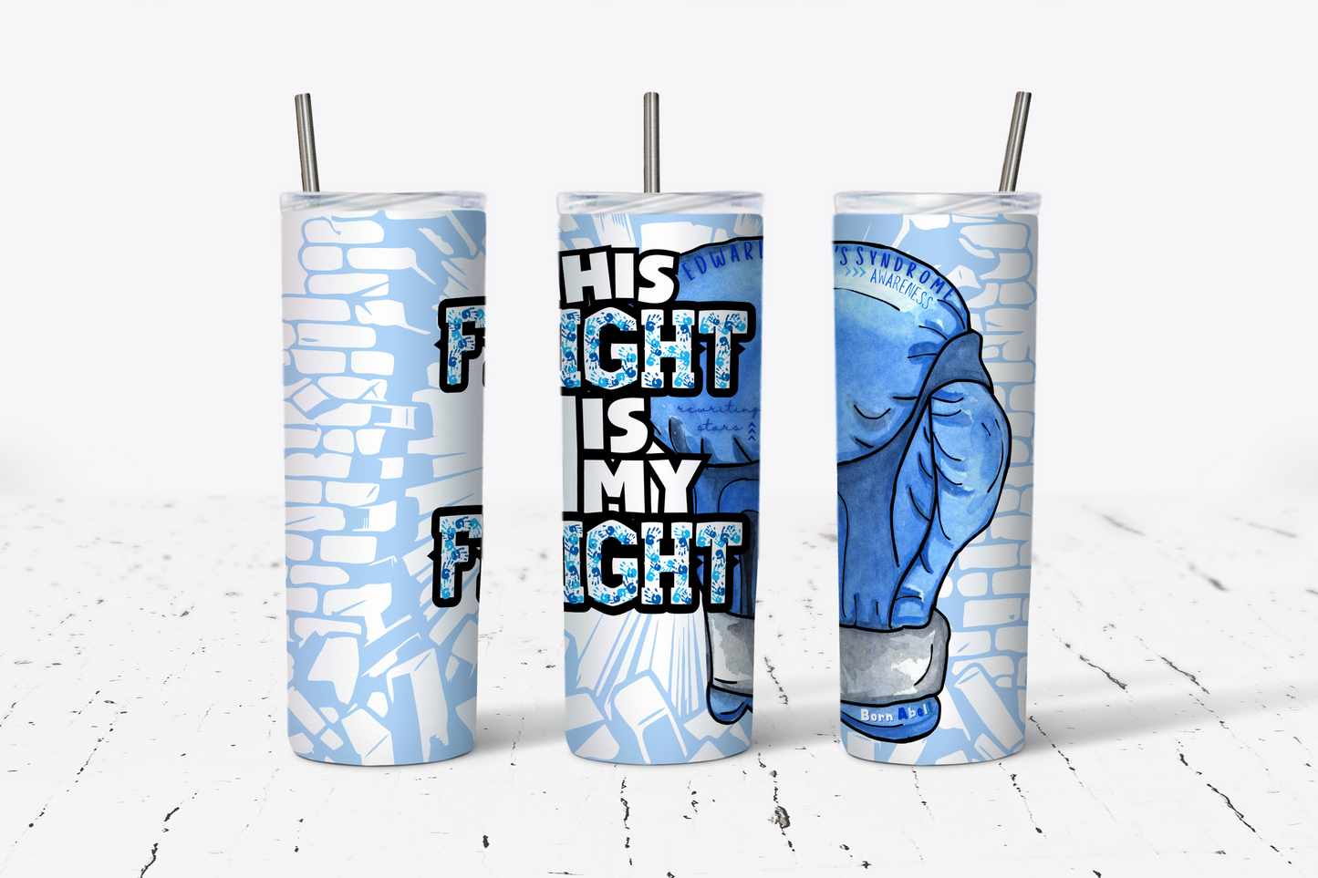 T-18 HIS/HER FIGHT TUMBLER